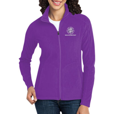 King Elementary - Ladies Microfleece Jacket Thumbnail