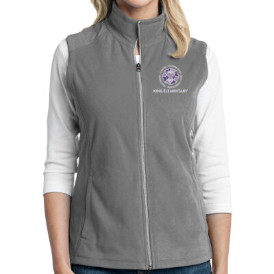 King Elementary - Ladies Microfleece Vest Thumbnail