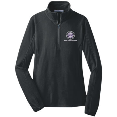 King Elementary - Ladies Microfleece 1/2 Zip Pullover Thumbnail