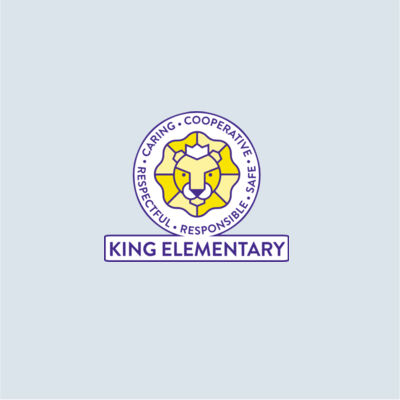 King Elementary - Car/Travel Mug Sticker Thumbnail
