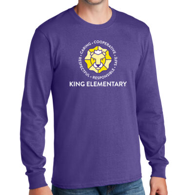 King Elementary - Long Sleeve Core Cotton Tee Thumbnail